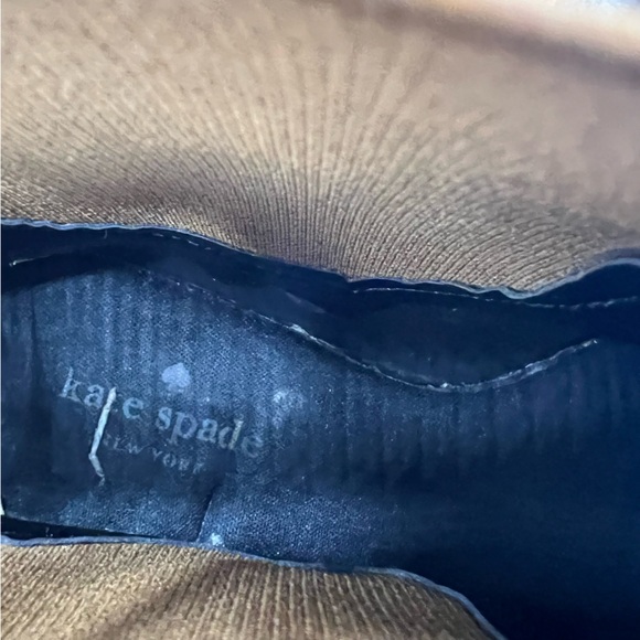 Kate Spade New York Chelsea Booties Black Leather Leopard Print Womens 6/7 - Picture 8 of 14